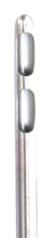 双孔直排钝头针